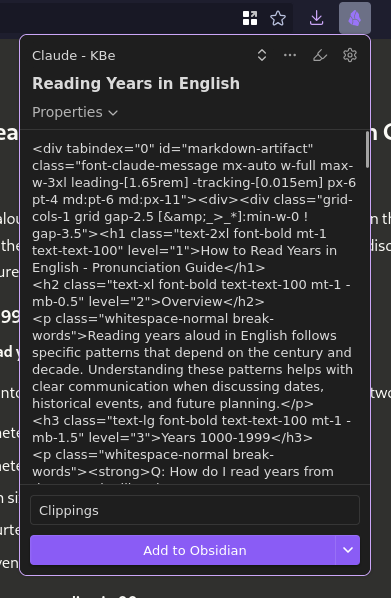Screenshot showing the raw HTML output of the template