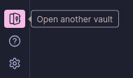 Screenshot - Open another vault in Obsidian